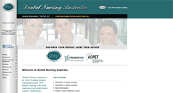 Desktop Screenshot of dentalnursingaustralia.com